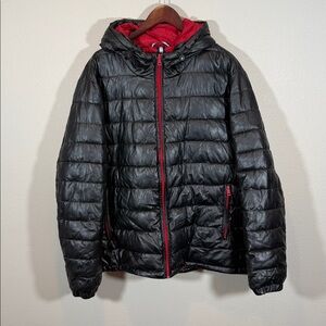 Cole Haan Red and Black Signature Jacket